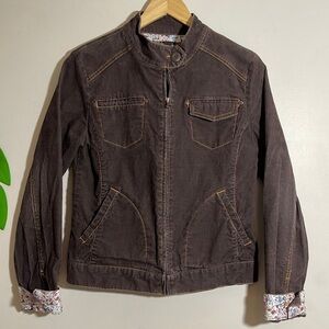 PrAna Brown Corduroy Jacket Sz. Medium - Unisex